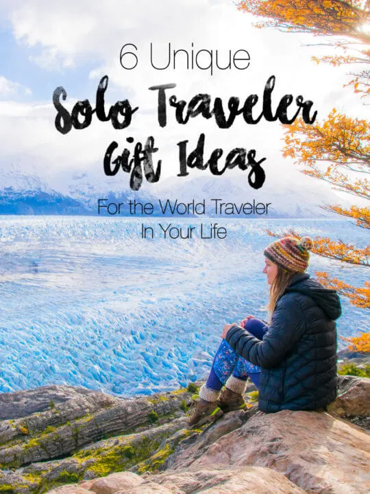 wondering what to get the solo traveler in your life?! These unique solo traveler gift ideas should give you some great inspo. #GiftIdeas #Solotravel #giftlist #solotraveler