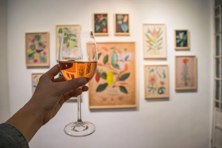 Palermo wine tasting tour art gallery