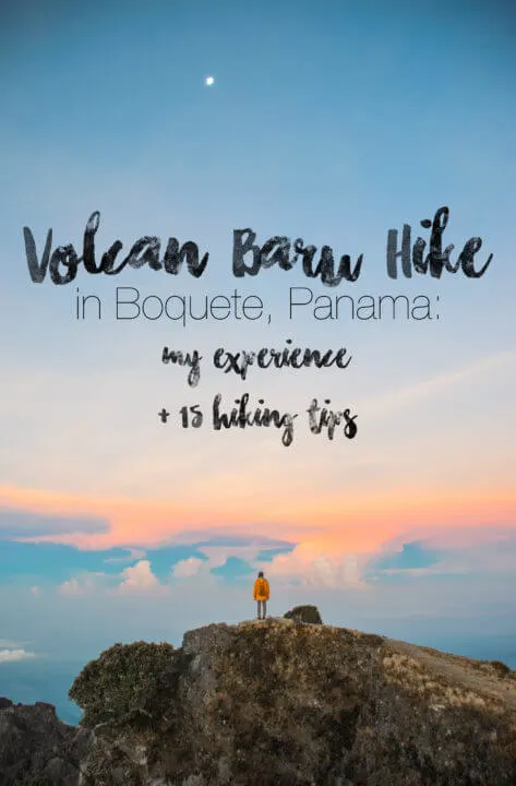 Stories from the Volcan Baru hike in Boquete, Panama - you hike up thie massive, 3650m volcane in the middle of the night to watch the sunrise at the top. It was tough, but a spectacular sight to see! #volcano #hike #panama #volcanbaru #centralamerica #adventuretravel #travel #adventure #hiking