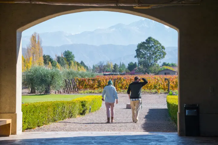 mendoza in fall argentina