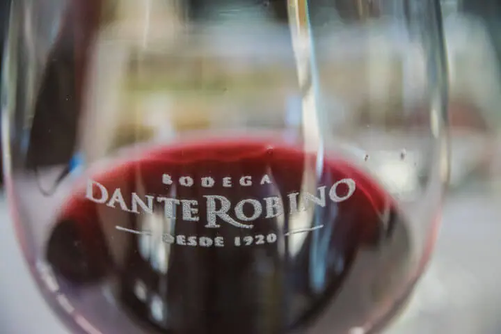 mendoza wine tasting dante robino red wine
