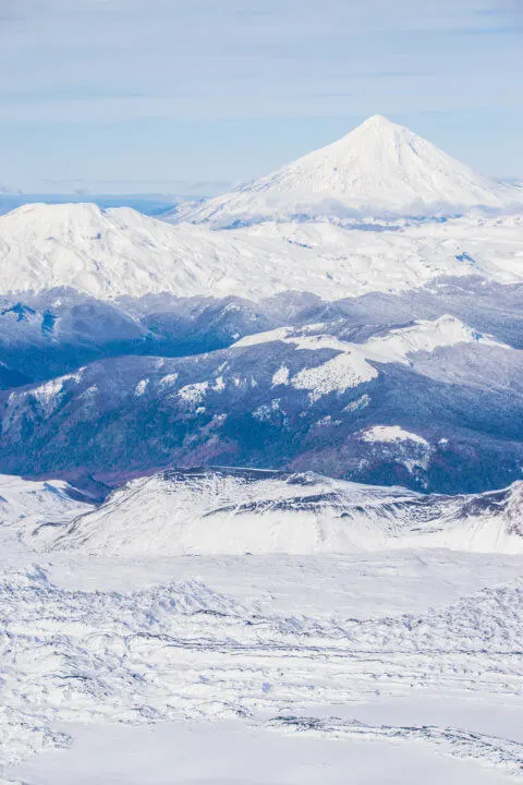 volcan villarrica view of volcanoes