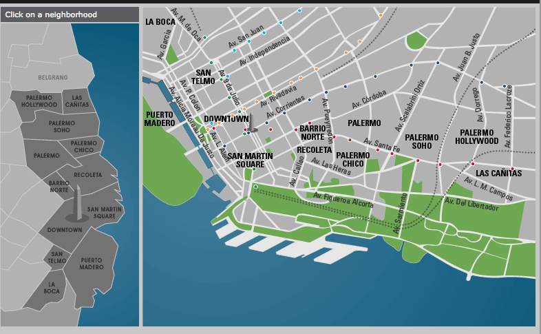 buenos sires guide neighborhoods in buenos aires barrios