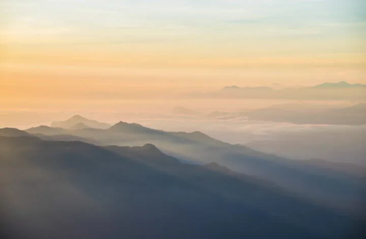 volcan baru hike sunrise mountain light