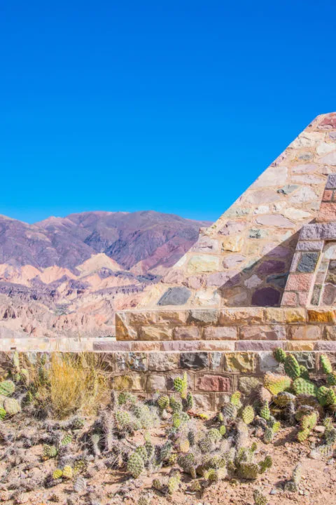 pucara de tilcara humahuaca gorge prayer building colorful hills