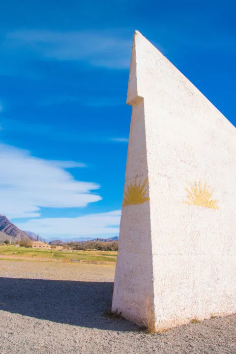 tropic of capricorn quebrada de humahuaca argentina huge sundial