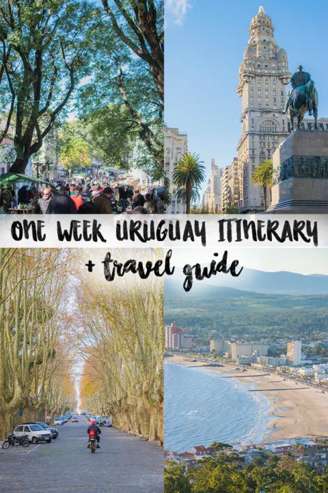 one week Uruguay travel guide and Uruguay Itinerary involving colonia del Sacramento, Montevideo, Punta del Este, and a road trip along the coast! #uruguay #southamerica #montevideo #puntadeleste #colonia