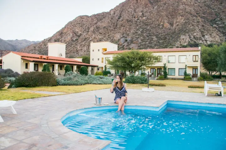 cafayate wine resort wine by the pool