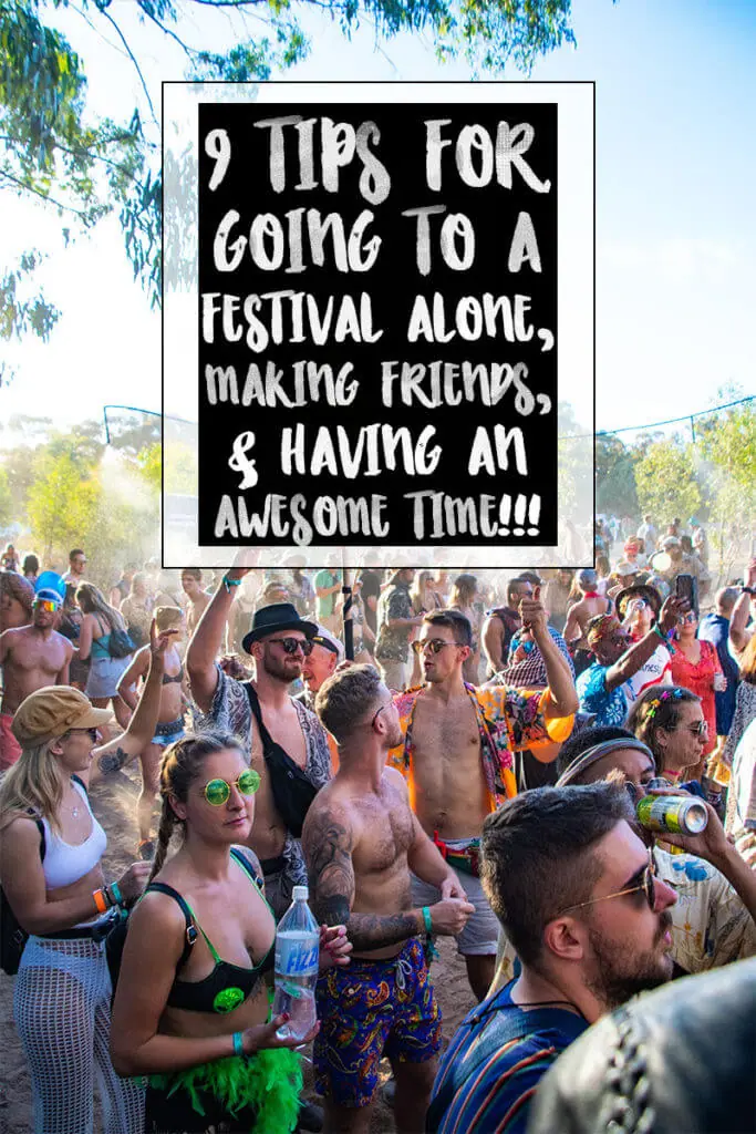Thinking of going to a music festival alone? Great idea! Festivalling solo can be one of the best experiences of your life. Here are some tips to make the most of going to a festival alone, getting rid of nervousness, making tons of friends, and making the most of the experience! #musicfestival #festivalseason #festivalalone
