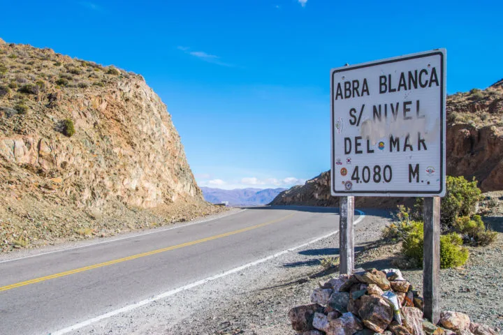 highest point jump argentina road trip