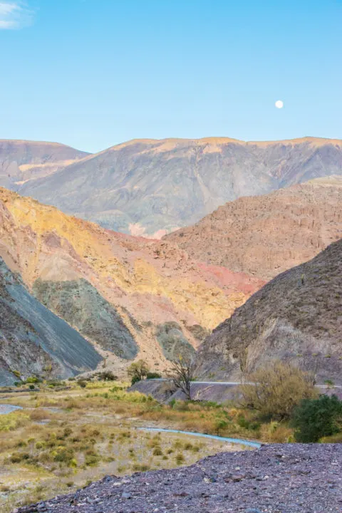 the toro gorge quebrada del toro salta road trip argentina route 51 moon