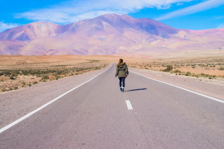 Puna de Atacama Salta Argentina Road Colorful Mountains Puna Plateau