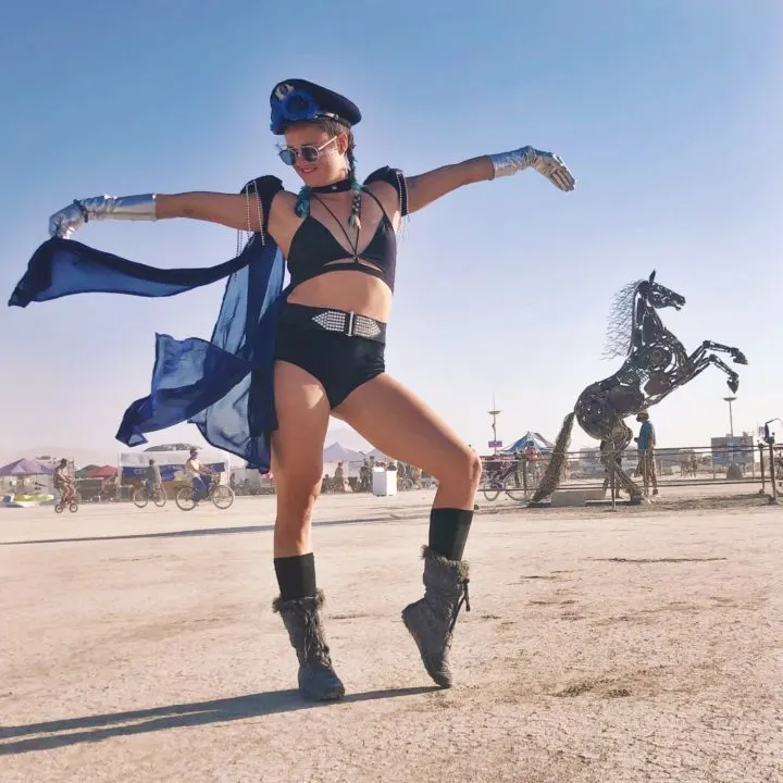 burning man fashion girls