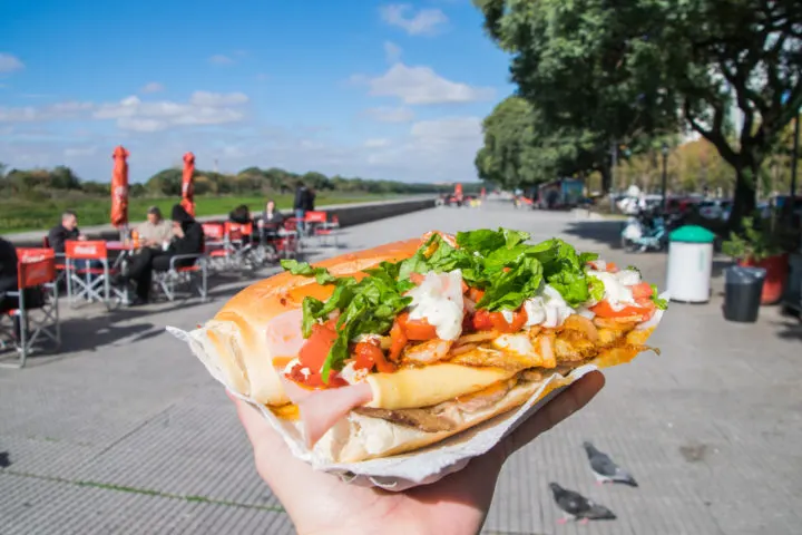 Tasty Buenos Aires sandwiches in Puerto Madero
