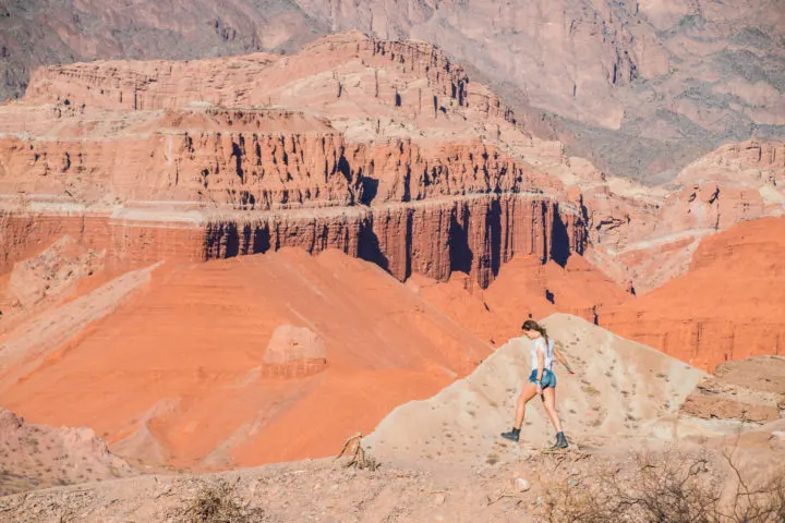 exploring the Quebrada de Las Conchas in Cafayate/Salta, Argentina is one of the coolest things to do in Argentina