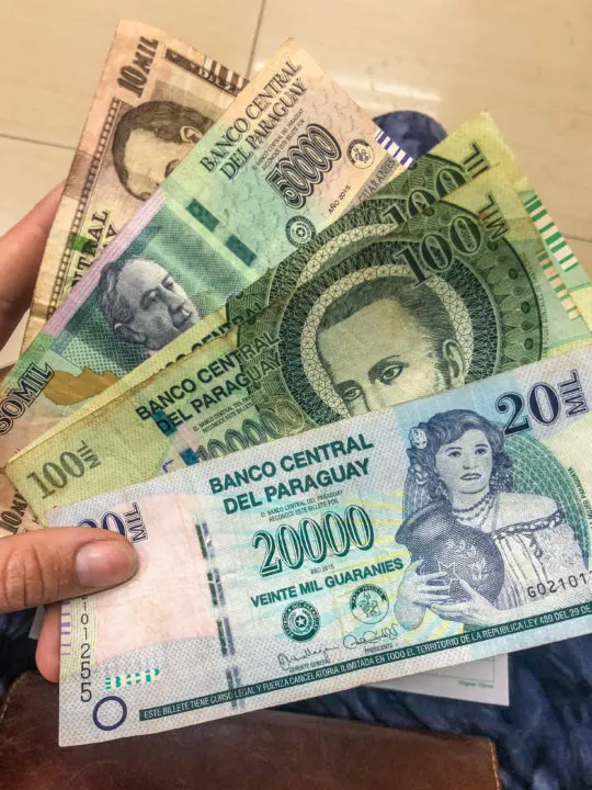 paraguay money ciudad del este shopping