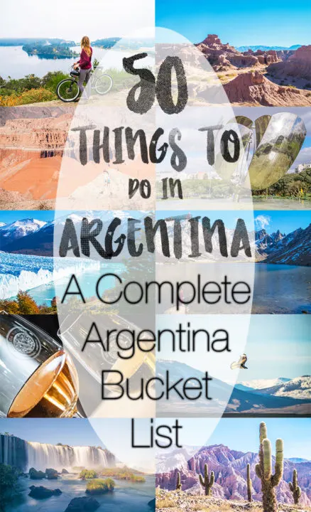 50 Things to do in Argentina