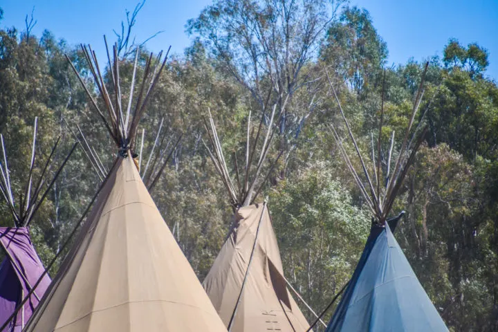 Strawberry Fields festival glamping options WOW tents