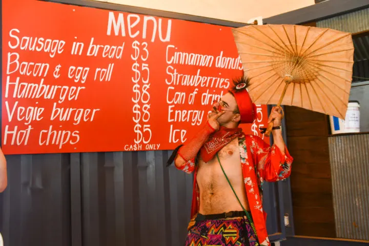 Strawberry Fields Festival food options