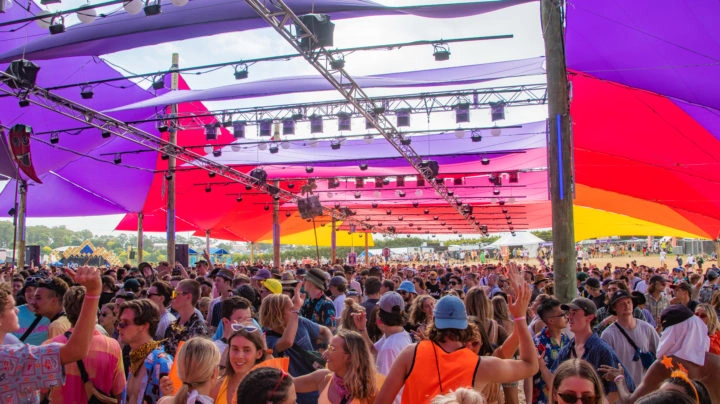 beyond the valley festival dance stage dance tent