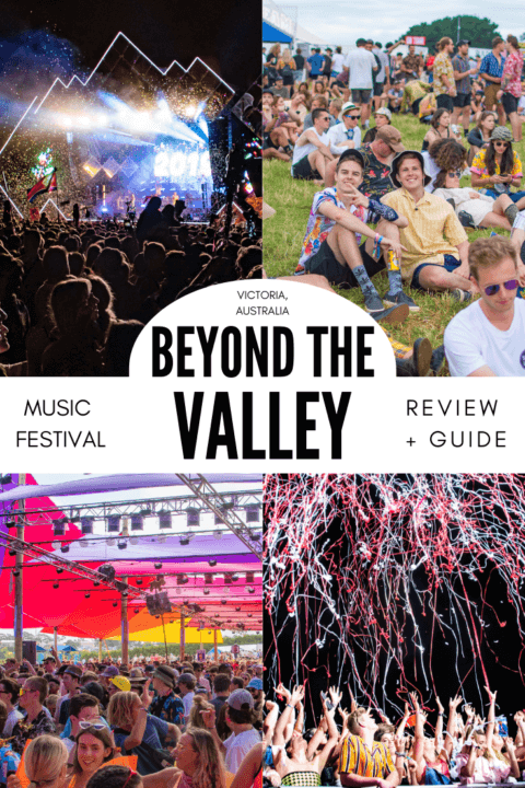 Beyond the Valley is a four day music festival held in Victoria, Australia over New Years. It bring in a massive international lineup as well as having tons of extra activities, swimming, amazing food, and more! #musicfestival #festivalseason #beyondthevalley #australia