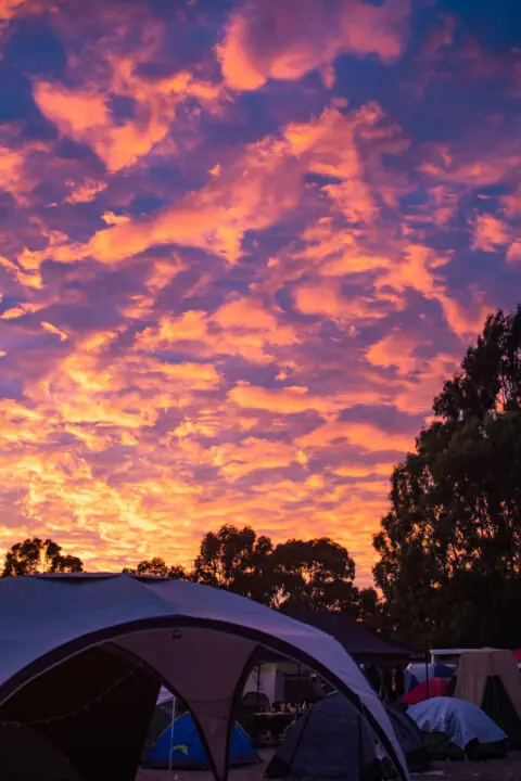 festival sunrise