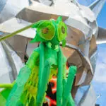 babylon festival dress up performer grasshopper outfit
