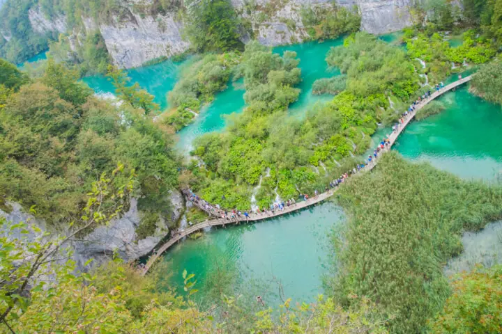 plitvice lakes national park croatia from split