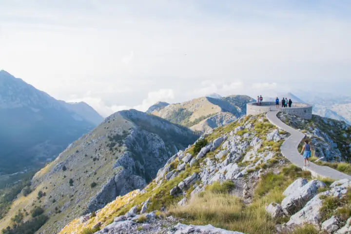 lovcen national park viewpoint Montenegro places to visit road trip