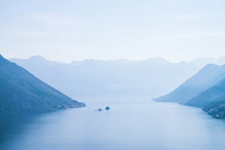 bay of kotor montenegro road trip view