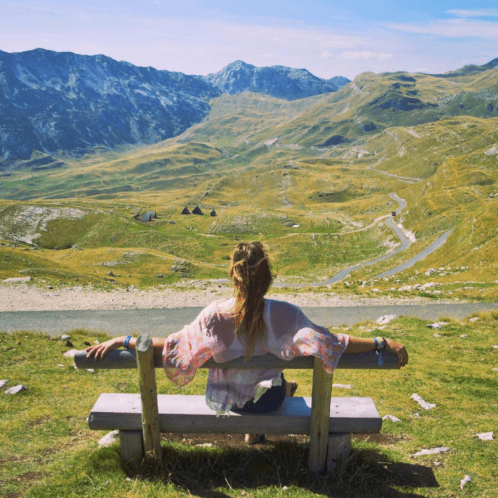 durmitor national park montenegro road trip mountain overpass view