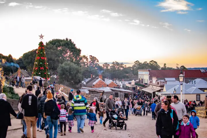 sovereign hill things to do in ballarat sunset christmas in july
