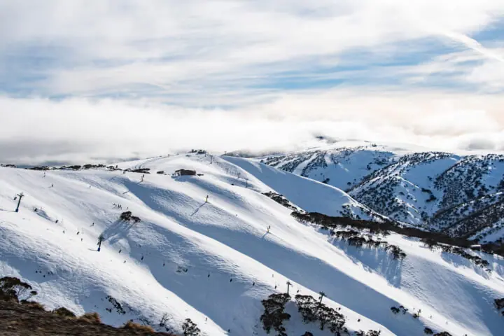 Mt Hotham Alpine resort snowy mountains victoria australia