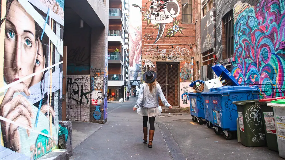 street art laneways in melbourne ACDC lane