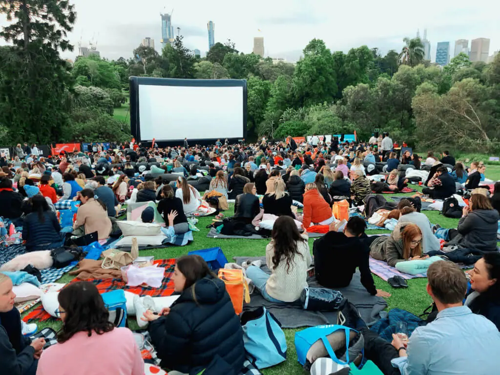 melbourne outdoor cinema date idea
