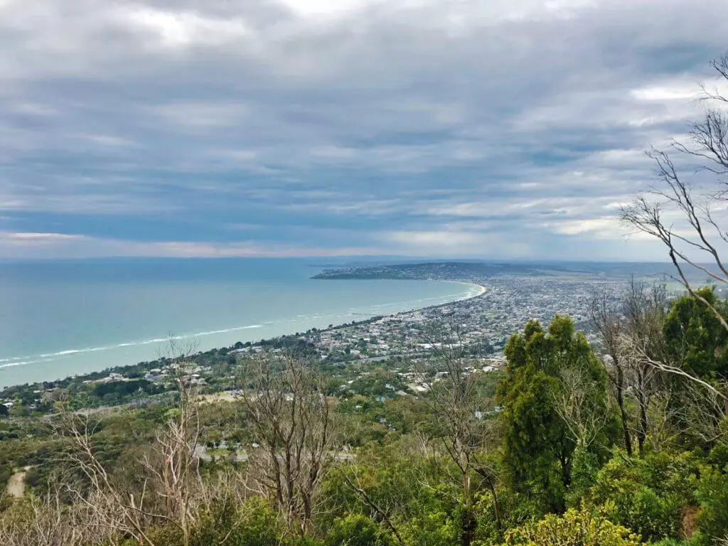 mornington peninsula view from arthur's seat