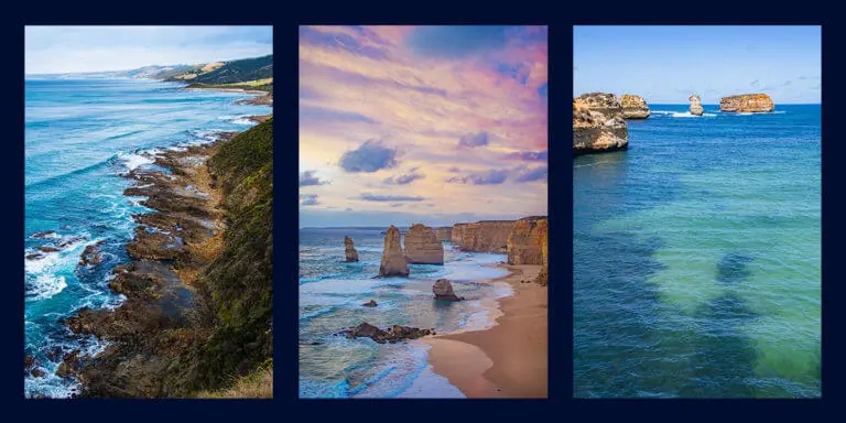 great ocean road itinerary 3 days - port campbell to apollo bay to torquay from melbourne