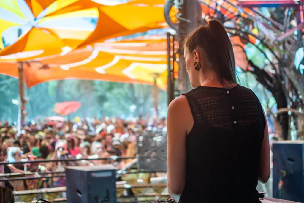 CloZee Sunset Stage Rainbow Serpent