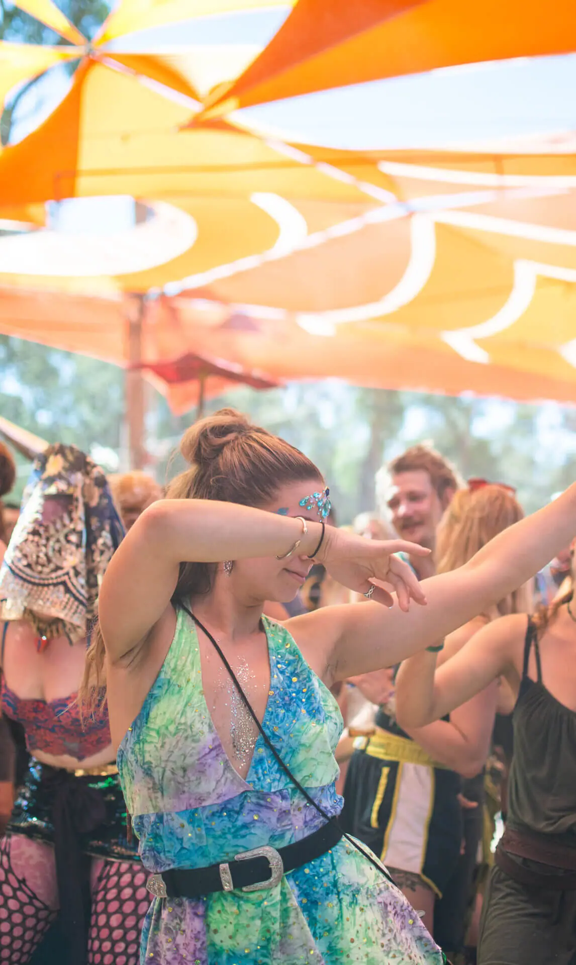 rainbow serpent crowd RSF festival