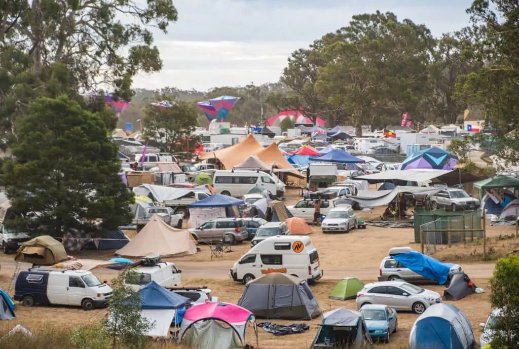 rainbow serpent festival camping review tips