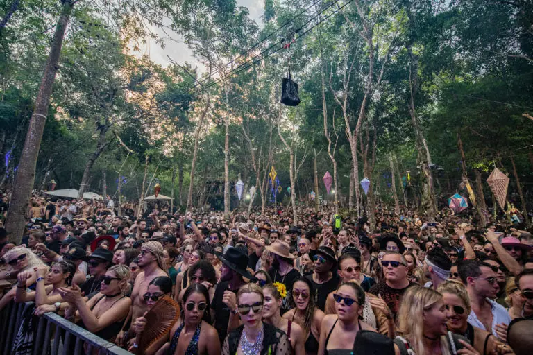 day zero festival tulum crowd