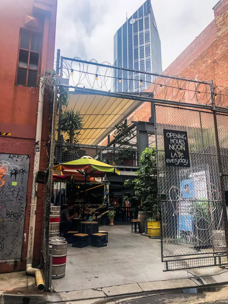 whitehart lane hidden laneway bars to visit in Melbourne