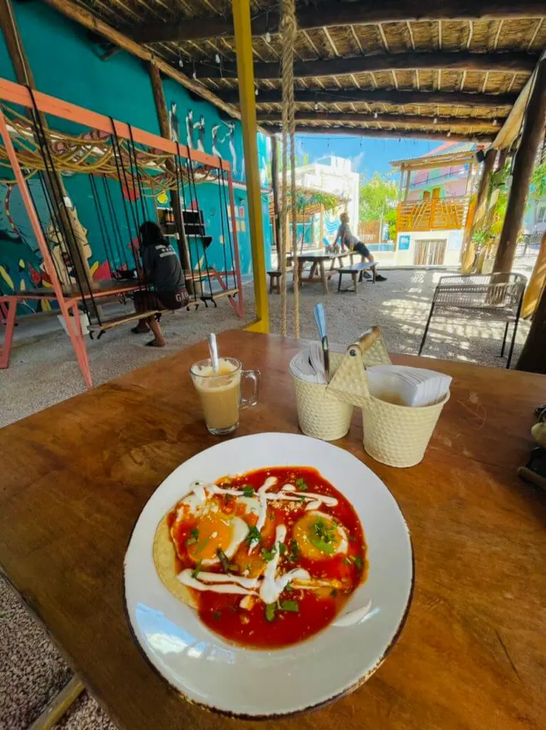 Selina downtown cancun huevos rancheros