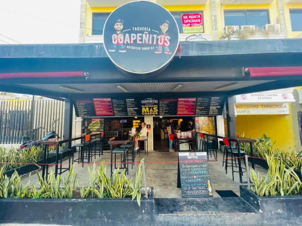 Taqueria Coapeñitos cheap food in downtown cancun