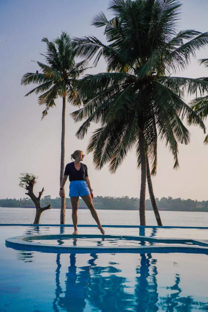 The Raviz Ashtamudi Kerala Resort pool
