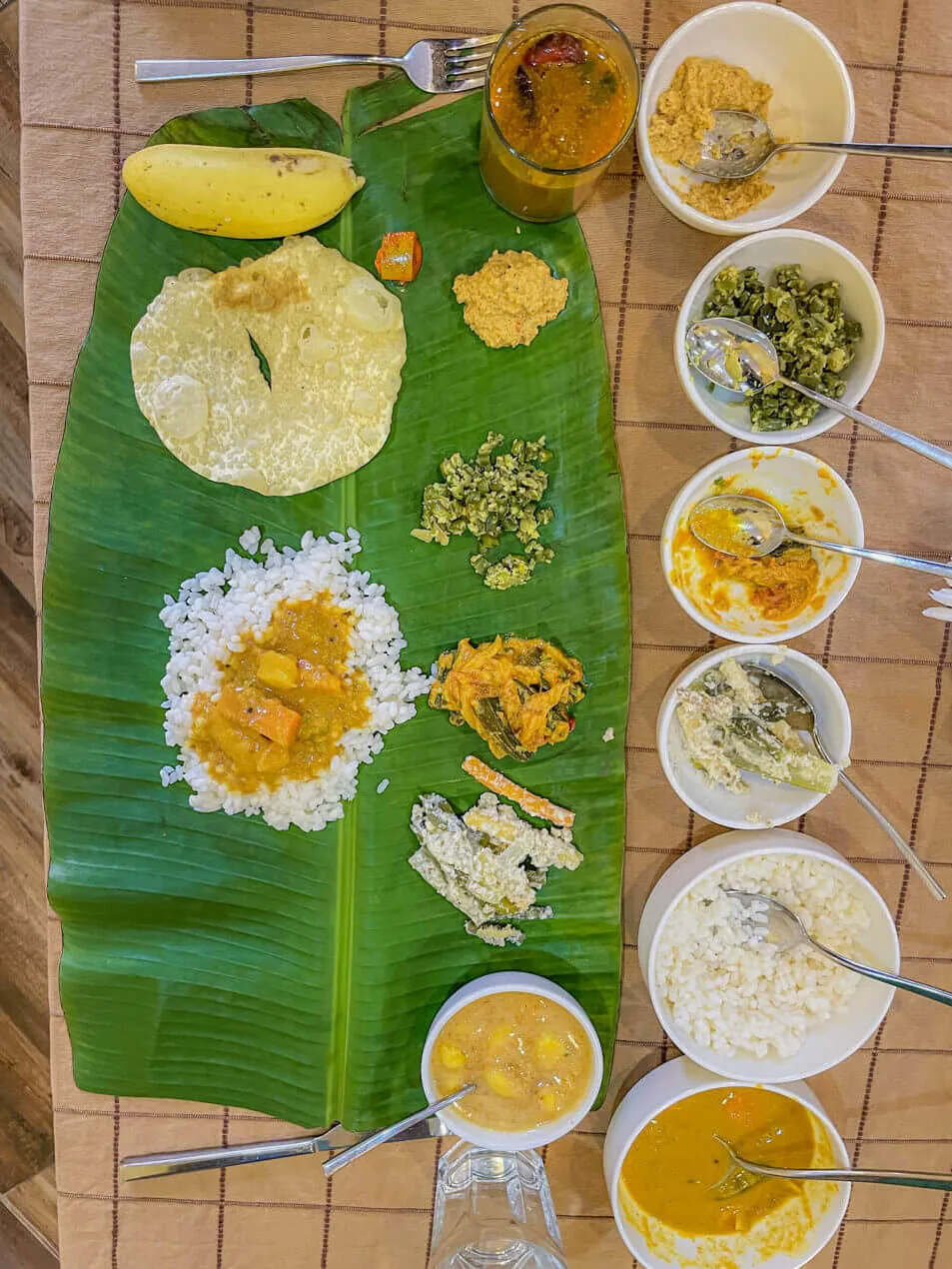 kerala food lunch