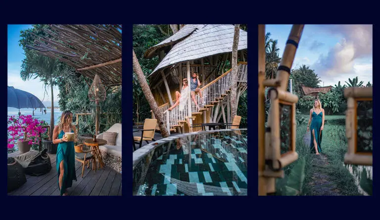 Bali bamboo house accommodation options - bamboo villas, hotels, and houses