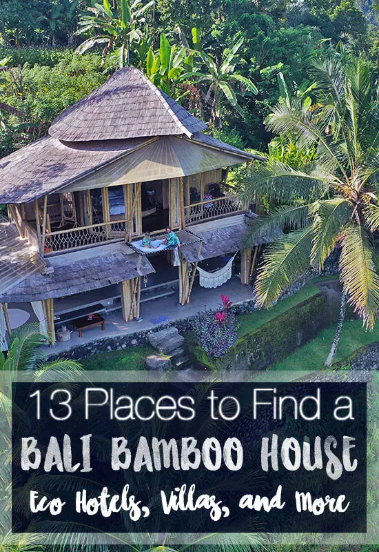 Places to find a Bali Bamboo House: 13 Bamboo Villas, Eco Hotels, and More located all over Bali