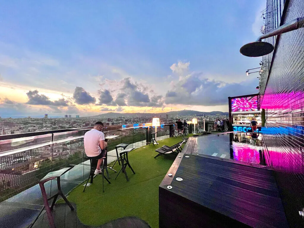 Barcelona Rooftop Bars - An Ultimate Guide, List + Map
