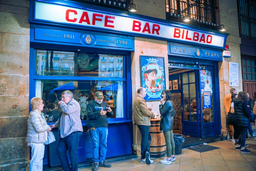 pintxos in bilbao - cafe bar bilbao